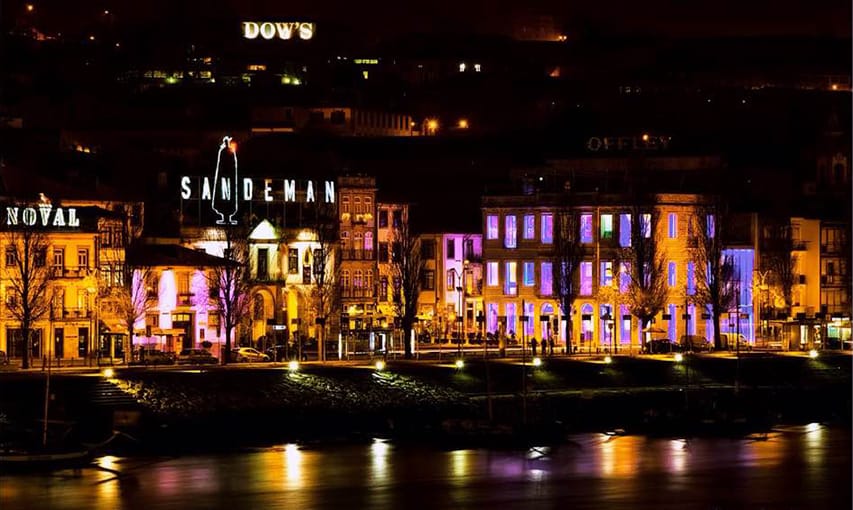 A beleza da noite de Gaia