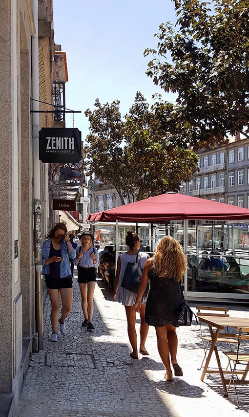 На улицах Порто