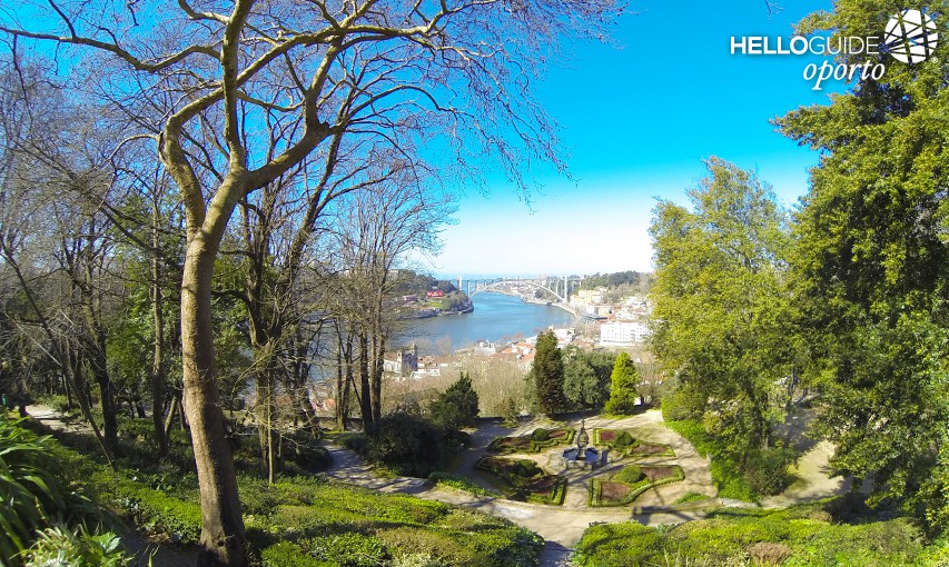Vue de les Jardins du Palais de Cristal